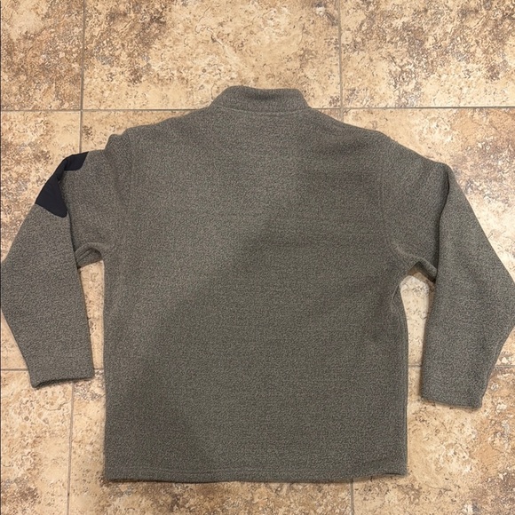 ExOfficio 1/4 Snap Sweater Sweatshirt Brown Long Sleeve Outdoor Gorpcore Men's - Picture 2 of 11